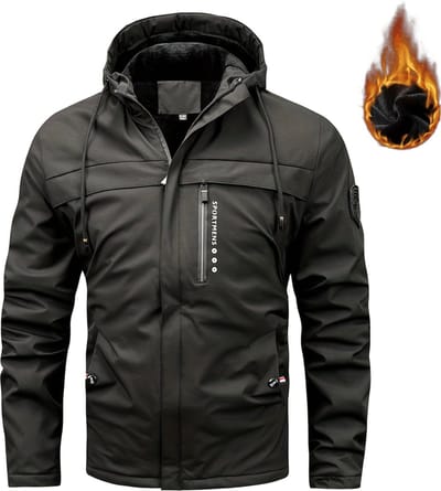 Livano Parka Heren Winterjas - Heren - Winter - Jas - Volwassen - Zwart - Maat XS