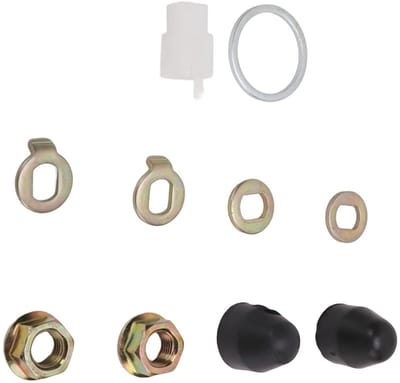 Dailygoods - Hoogwaardige Stalen Fietsnaafmotor M14 Moeren Sluitringset