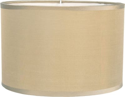 Clayre & Eef Lampenkap 6LAK0473GR Ø 19*12 cm - Groen Textiel  Stoffen Lampenkap