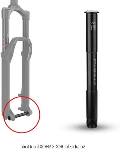 Bicycle fork thru axle 100*15mm voor fiets voorwiel, geschikt voor Rock Shox en andere merken