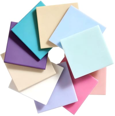 Acrylplaten Set - Kunststof Platen - Doe-het-zelf Projecten - Elegante Morandi Kleuren - 20 x 20 cm - Multicolor