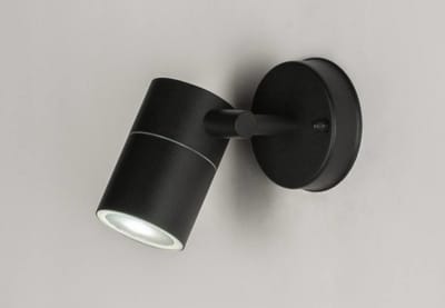 Lumidora Wandlamp 71570 - Voor buiten - LIVERPOOL - GU10 - Zwart - Metaal - Buitenlamp - Badkamerlamp - IP44