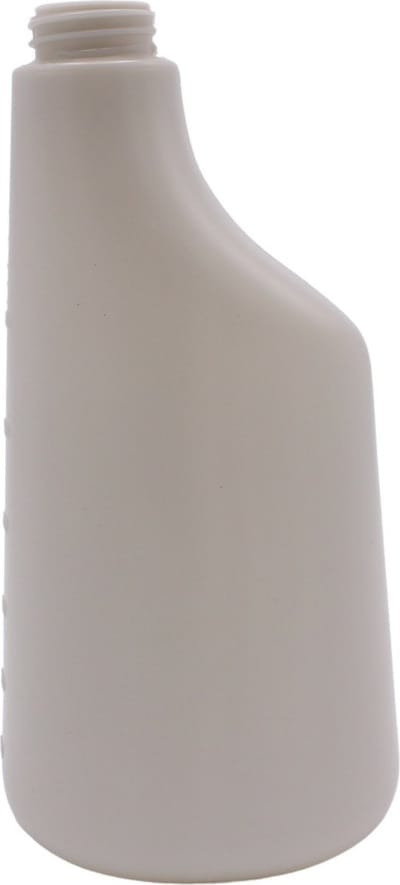 Fles 600 ml transparant gerecycleerd PE