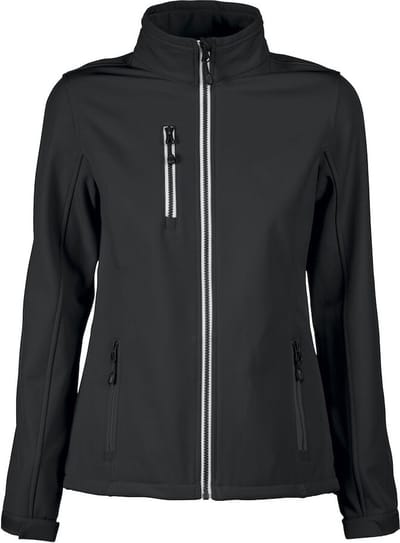 Printer Softshell Jas Vert Lady 2261050 Zwart - Maat XS