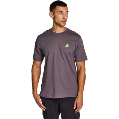 Adidas Essentials T-shirts Heren - Grijs - Maat S - Katoen Jersey