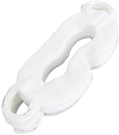 Dailygoody - VR-zweethoes - Ademend - Handige Opbergruimte - Wit - Wegwerphygiënezweet - Perfect voor intensieve trainingen - 50 stuks