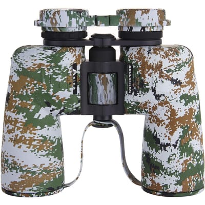 Hoge-definitie Hoge-kracht Verrekijker 10x50 Camouflage Bekleed Volwassen Handheld Verrekijker Buiten Waterdicht