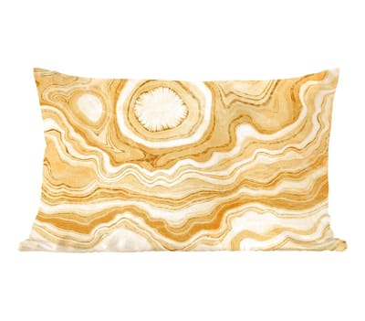 Sierkussens - Kussentjes Woonkamer - 50x30 cm - Agaat - Edelstenen - Gold