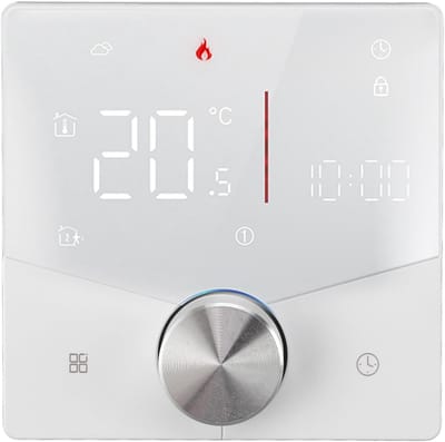 Slimme Thermostaat - WiFi Thermostaat APP Thermostaat - Energie Besparen - App Bediening - 41-95 Graden F - Wit