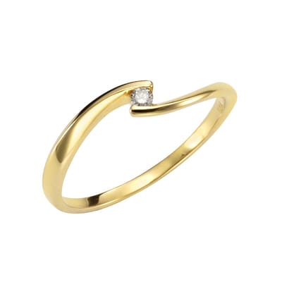 Orolino Ring Gold 585 mit Brillant 0,04ct.