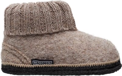 Bergstein Cozy Sloffen - Pantoffels voor dames, heren en kinderen - 100% Zuiver scheerwol - Beige