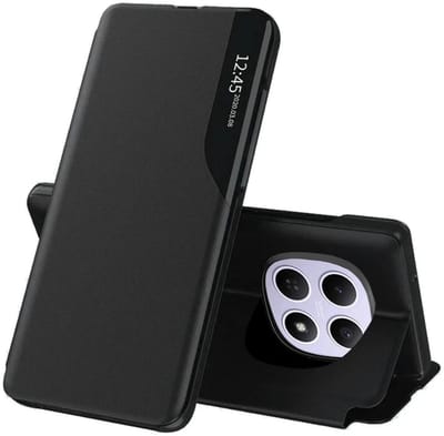 Hoesje geschikt voor Xiaomi Redmi Note 15 4G/5G / Xiaomi Poco M8 - Techsuit eFold Book Case - Zwart