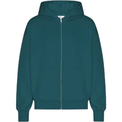 Hooded sweatshirt met rits Colorful Standard Organic