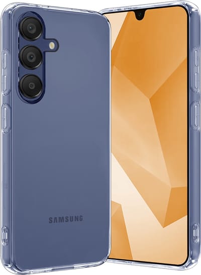 Hoes - Geschikt voor Samsung Galaxy A16 - Sterk & Shockproof - Hoesje Cover - Siliconen Case - Transparant
