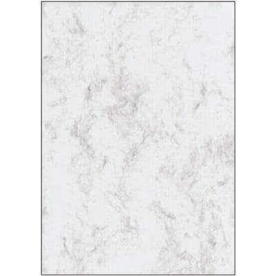 Sigel designpapier A4 - 90 grams - pak a 25 vel - marmer grijs - SI-DP183