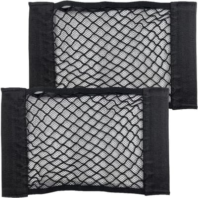 2 stuks 26x22cm Elastisch Keukenopslagnet, Auto Opbergnetsysteem, Herbruikbare Voedselzakken en Winkelmandhouder voor Thuis en Keuken