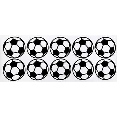Sticker Mural Football Décalcomanie Murale Football DIY Décoration Maison pour Chambre Salon white