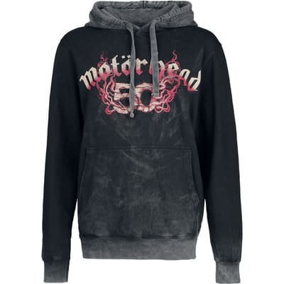 Motörhead Trui met capuchon - Warpig Flames - S tot XXL - voor Vrouwen - grijs