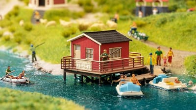 Miniatuur Bootverhuur Bouwpakket voor Modelbouw - Perfect voor Diorama's
