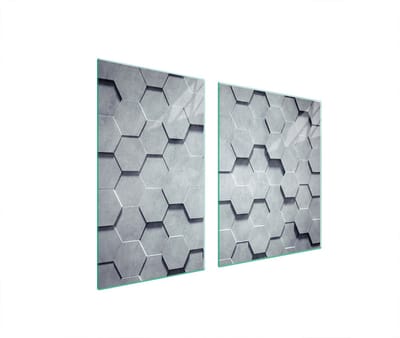 TMK ArtDeko - Snijplank - Hardglas - 100x52 cm - Beschermplaat