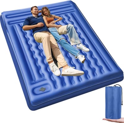 Zelfopblazende Campingmatras 12 cm - Ultralicht, Compact en Duurzaam voor Outdoor Activiteiten
