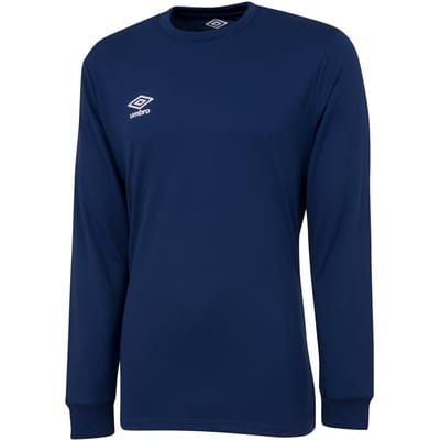 Umbro Heren Club Jersey met lange mouwen (Marine)