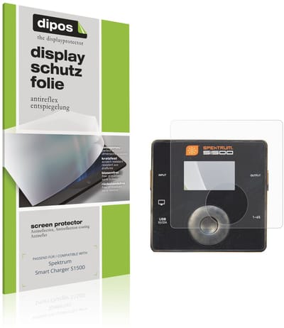 dipos – 4x Matte Beschermfolie geschikt voor Spektrum Smart Charger S1500 | Krasbestendige & antireflecterende Screenprotector Ultra-Thin