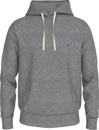 Tommy Hilfiger heren hoodie katoen - grijs