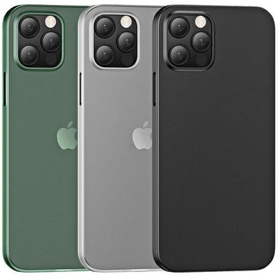 USAMS Gentle - Hoesje voor mobiele telefoon - Groen - Transparant - Ultra Dun