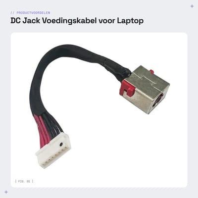 Dailygoods - DC Jack Voedingskabel voor Laptop ACER Predator Helios 300