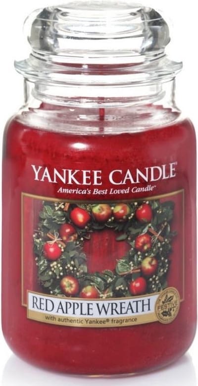 Yankee Candle Red Apple Wreath Large Jar