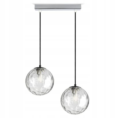 Hanglamp BZ2 Chroom Glas 2x G9 LED Modern