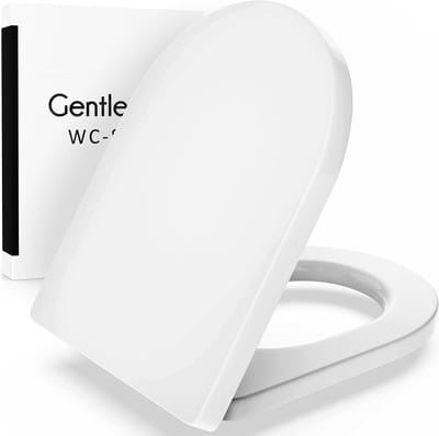 Premium wc-bril met softclosemechanisme, antibacterieel dankzij Duroplast, toiletdeksel met QuickClean-functie, eenvoudige installatie van bovenaf