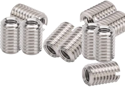 Dailygoods- Reductiemoer 10 Stuks - Buitendraad M5*0.8-M8*1.25 - Roestvrij Staal - Schroefdraadinzet - Duurzaam - Corrosiebestendig - Schroefdraadbus