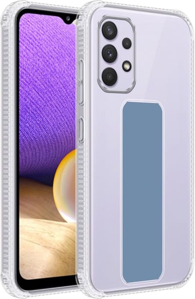 Cadorabo Hoesje geschikt voor Samsung Galaxy A33 5G in LICHTBLAUW - Beschermhoes gemaakt van flexibel TPU silicone Cover Case met houder en standfunctie