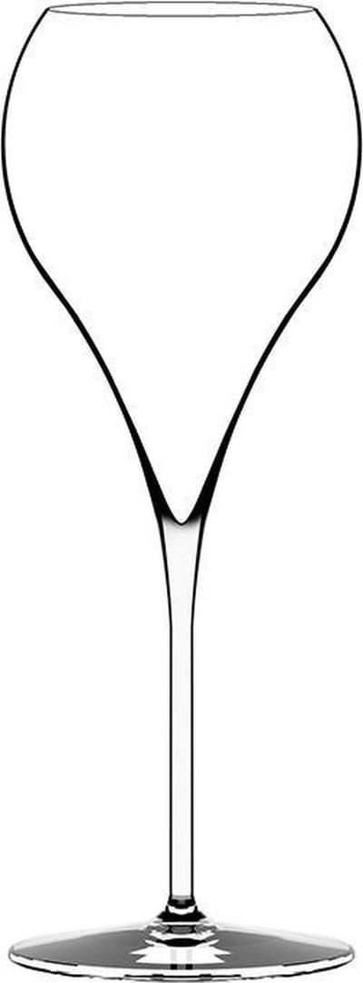Italesse Grand Balloon Flûte Champagneglazen - Set van 6 - 38cl - Luxe en Elegantie voor Champagne