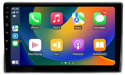 Autoradio met bluetooth - Carplay - Geschikt voor Apple en Android - Stereo - Navigatie - Navigatiesysteem auto - Voor Seat Leon 2 Mk2 (2005-2012)