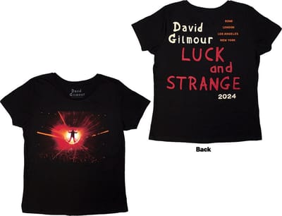 David Gilmour - Luck & Strange Stage Shot Dames T-shirt - S - Zwart