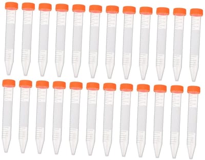 Centrifugaalbuizen - Reageerbuisjes Flesjes - Nauwkeurig Meten - Met Schroefdop - 25 ml - Helder