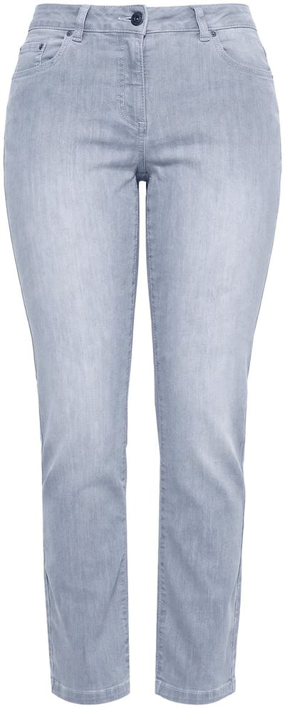 Angel of Style - Dames - Jeans Paula Straight Fit stretchcomfort 5-pocket - Medium grijs - Maat 22