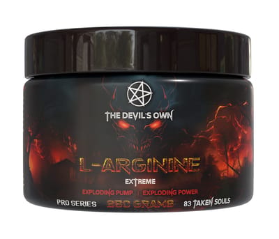 The Devil's Own | L-arginine | Unflavored | 250gr 83 servings | Pre-workout | Intra-workout | Aminozuren | Nutriworld