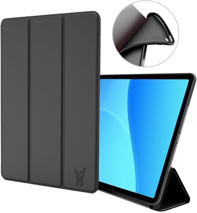 Hoes geschikt voor Oppo Pad SE (11 inch - 2025) / OnePlus Pad Lite – Tri-Fold Smart Bookcase met Auto/Wake Functie – Zwart