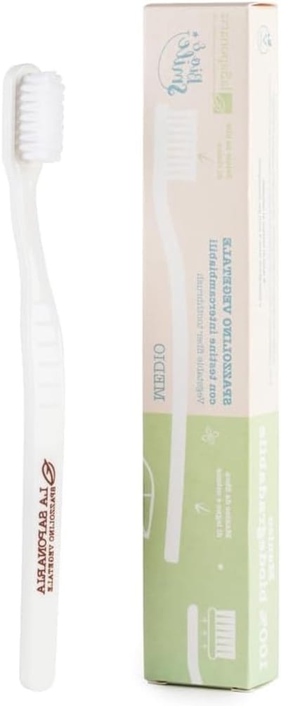 Tandenborstel - Mondverzorging - Dagelijkse Reiniging - Plantaardige Materialen - 20 cm - Groen