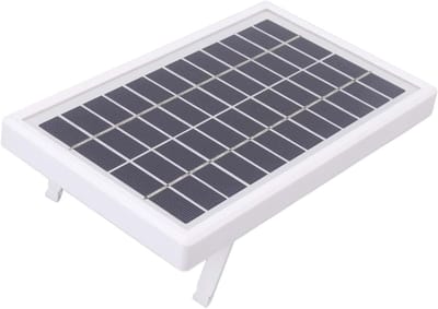 Draagbaar Zonnepaneel - Zonnecel Oplader - Energie Opwekken - Hoge Conversie Efficiëntie - 3W Vermogen - Zwart