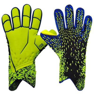 Voetbal Keeper Keepershandschoenen No. 6 (9-11 years old) fluorescerende groene kleur