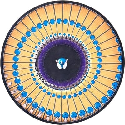 Vinyl Draaitafel Slipmat - Vilt DJ Mat - Professioneel Mixen - Optisch Illusie Ontwerp - 12 inch - Niet gespecificeerd