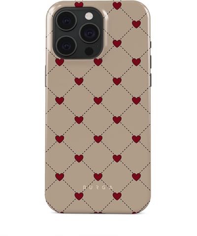 BURGA Telefoonhoesje voor iPhone 15 PRO MAX - Schokbestendige Hardcase Hoesje - Love Letter
