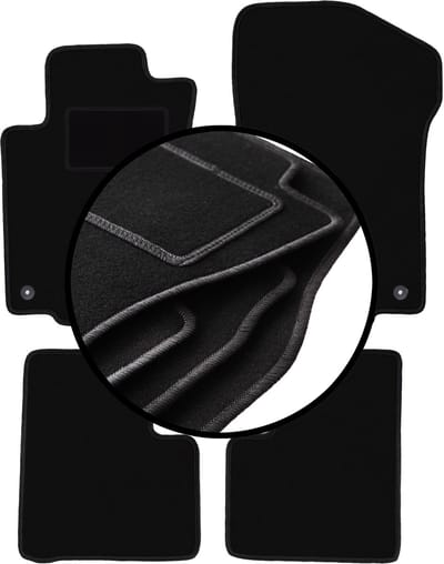 Complete set veloursmatten voor: Mercedes ML W164 SUV (2005-2011)