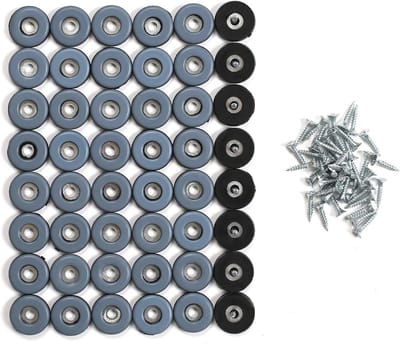 Teflon meubelglijders 50 stuks - Ø 25 mm, duurzame glijders voor bescherming van vloeren