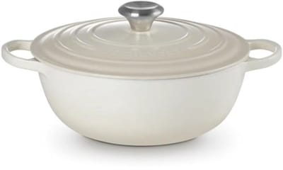 Le Creuset Marmite Signature 28cm / 4.9L Meringue